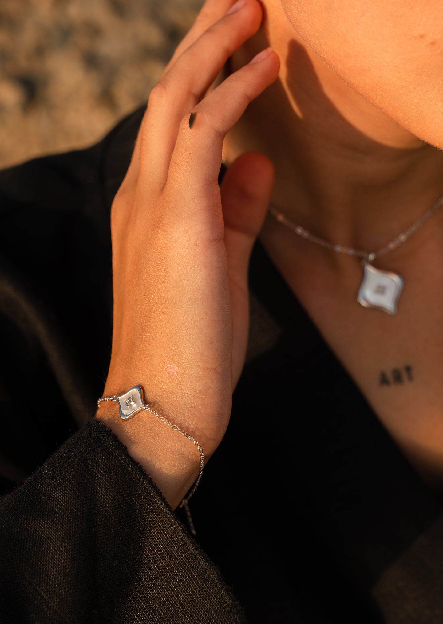 Elysian Bloom Bracelet-Silver