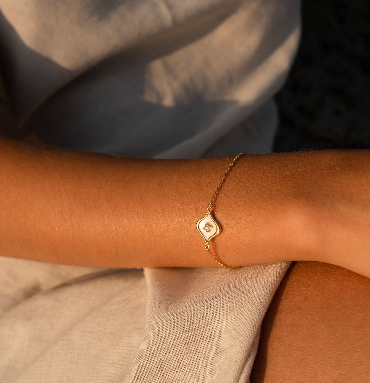 Elysian Bloom Bracelet-Gold