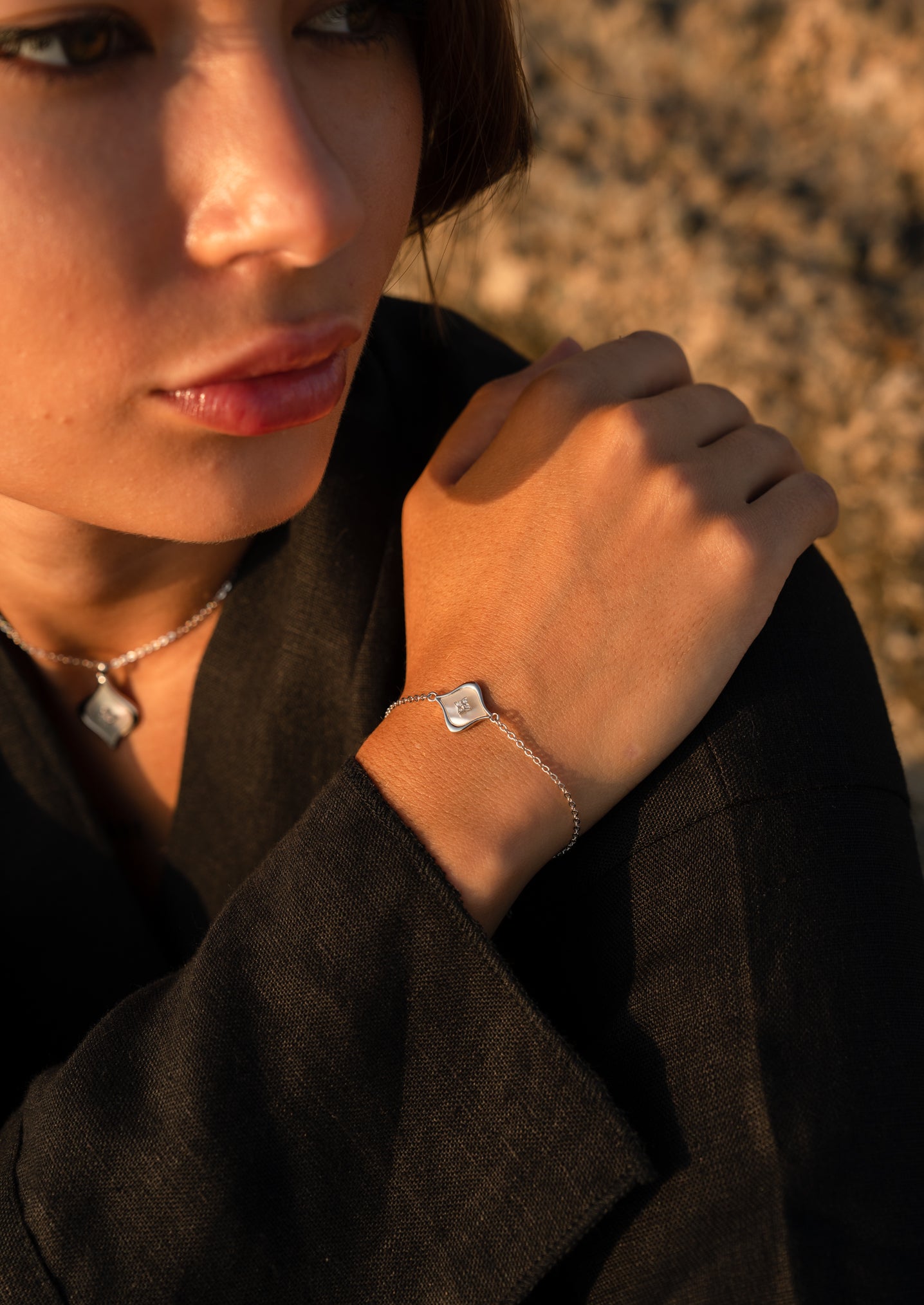 Elysian Bloom Bracelet-Silver