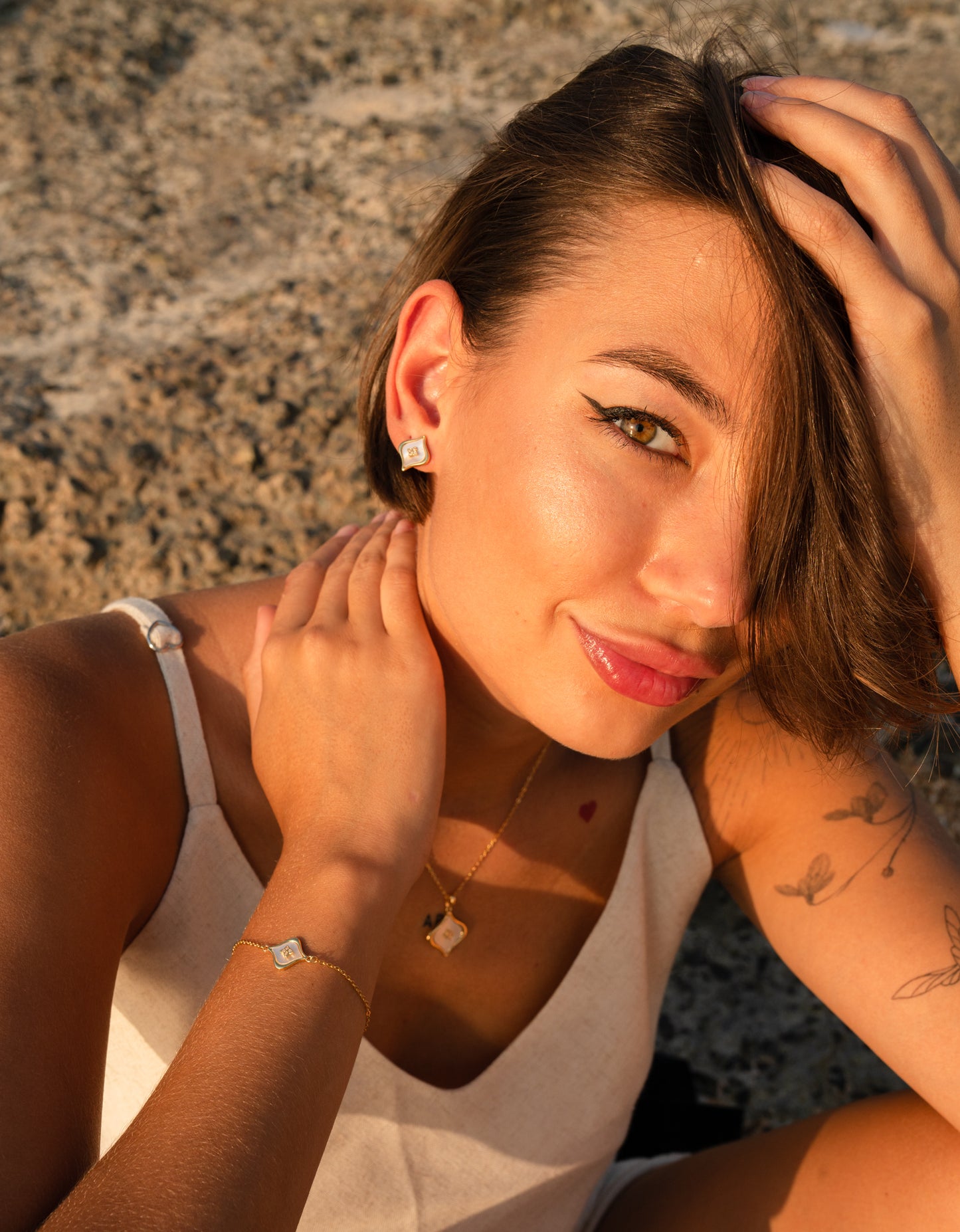 Elysian Bloom Gold Set