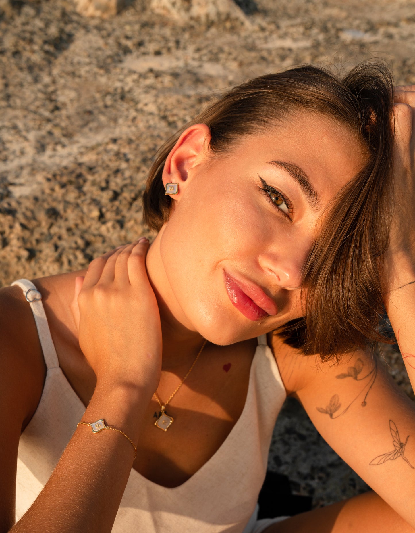 Elysian Bloom Gold Set