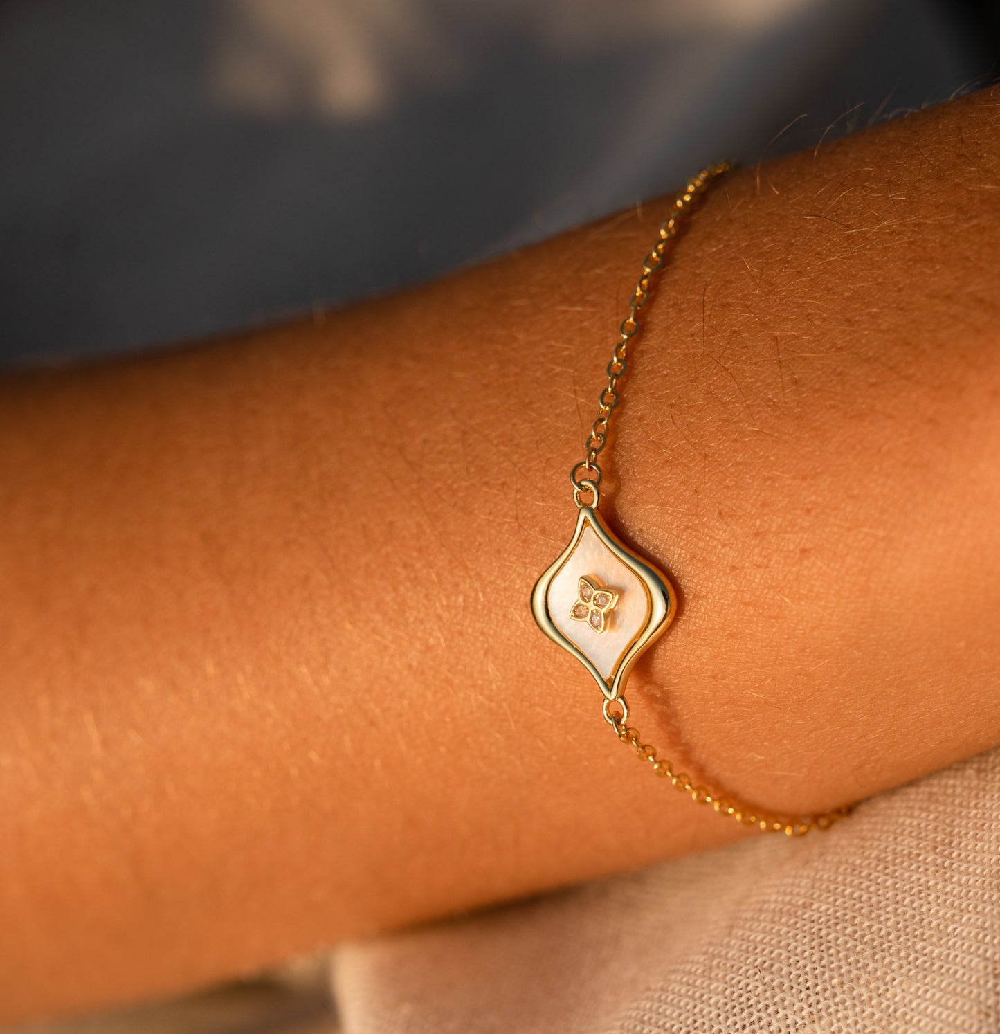 Elysian Bloom Bracelet-Gold