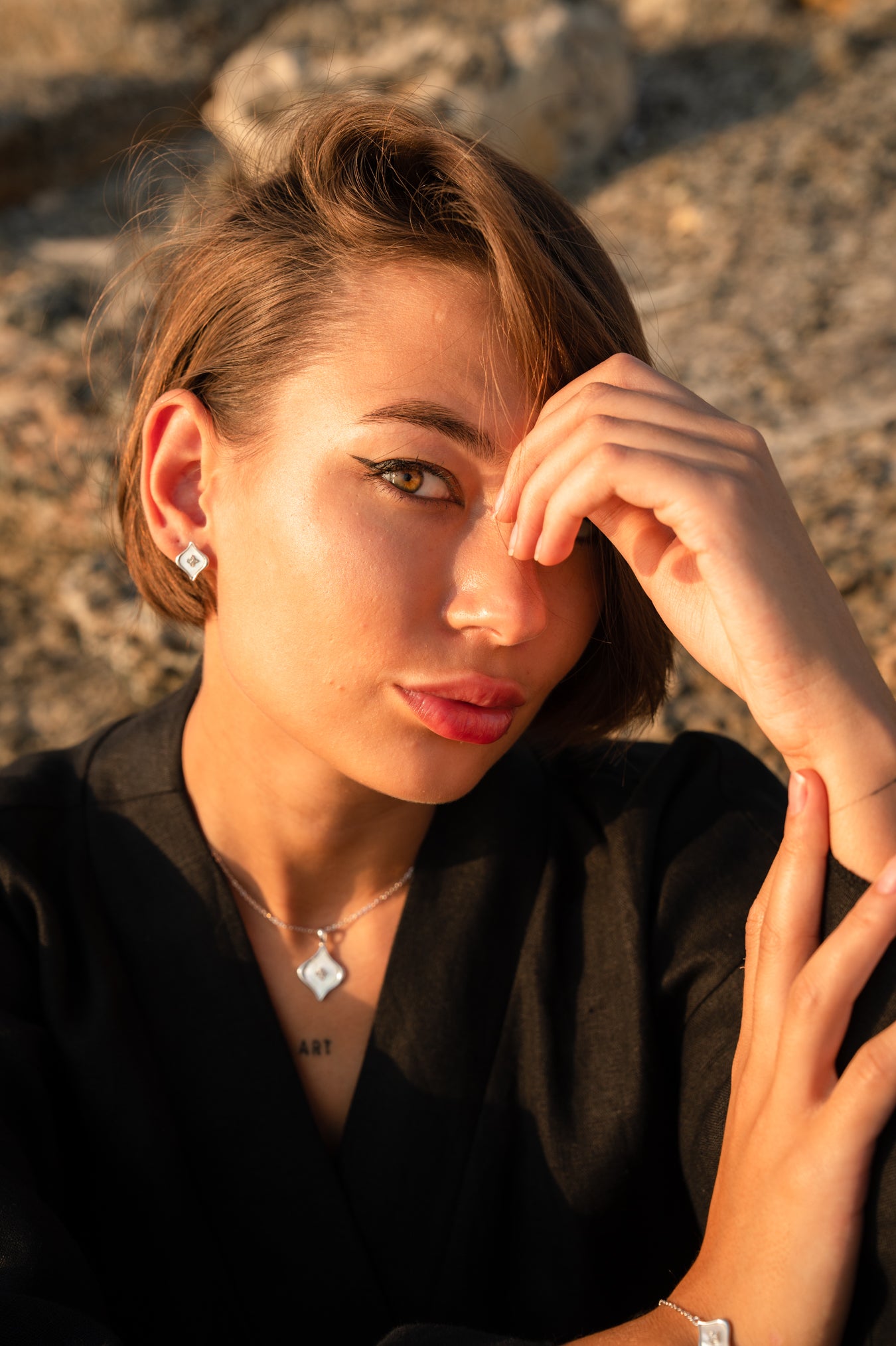 Elysian Bloom Silver  set