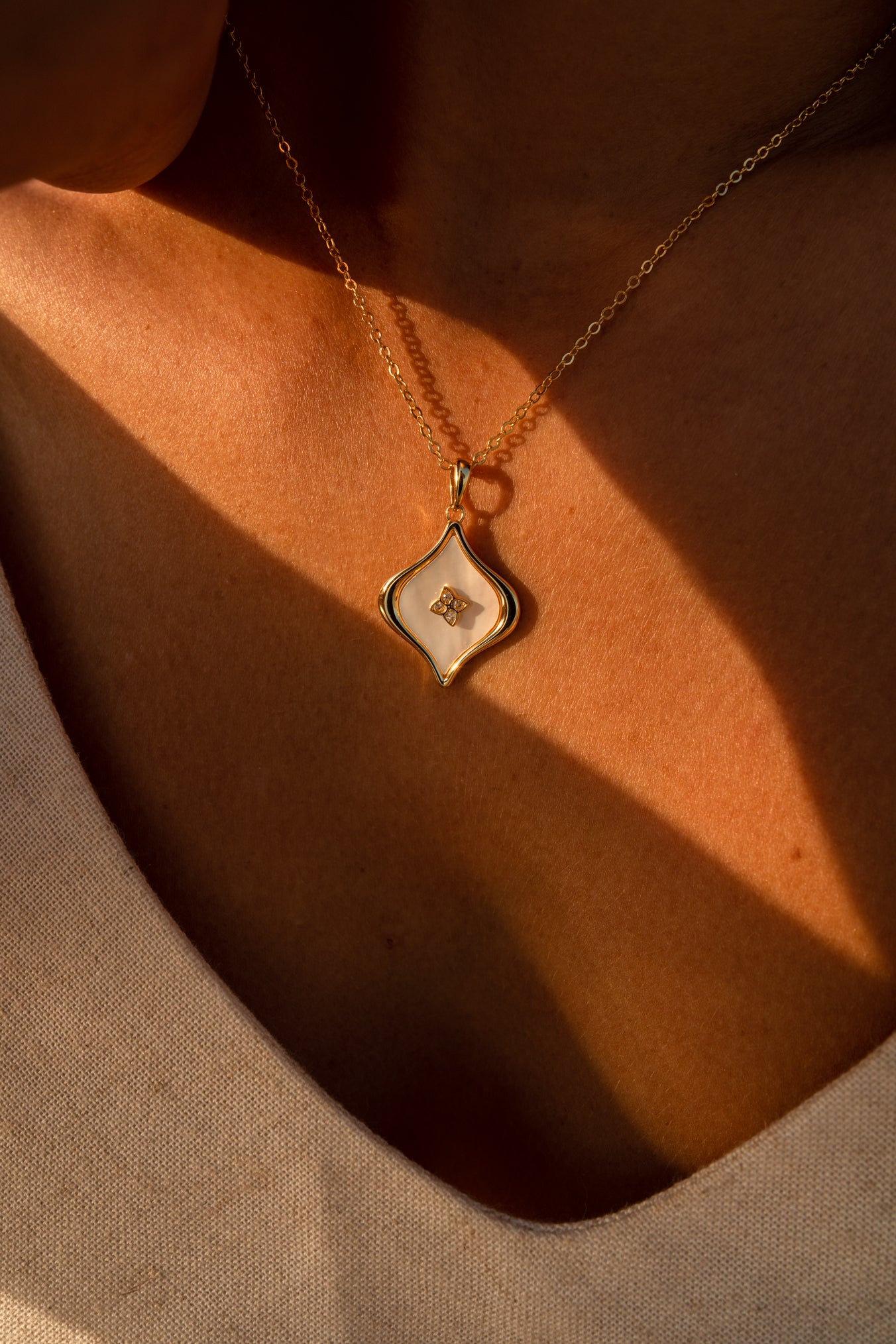 Elysian Bloom Necklace-Gold