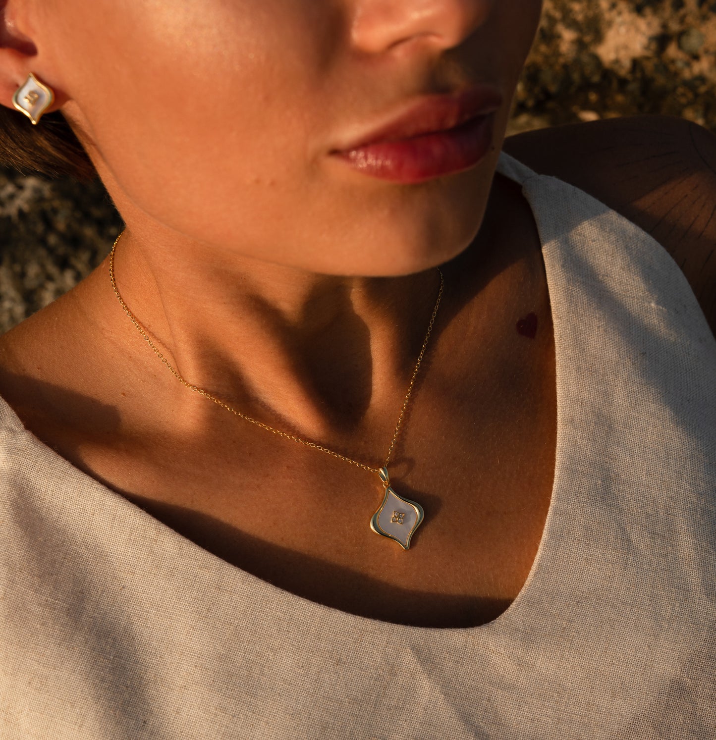 Elysian Bloom Necklace-Gold